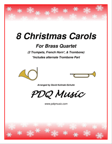 8 Christmas Carols for Brass Quartet