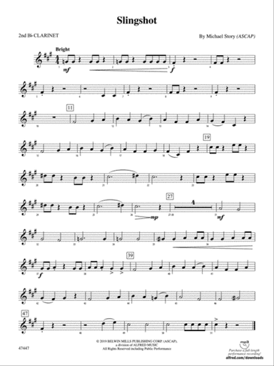 Slingshot: 2nd B-flat Clarinet