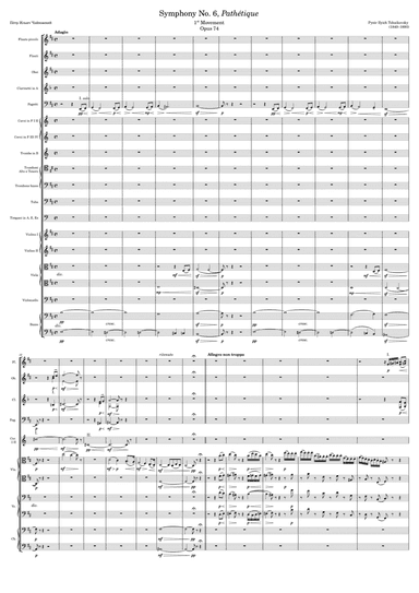 Symphony No. 6 Opus 74 1st Movement