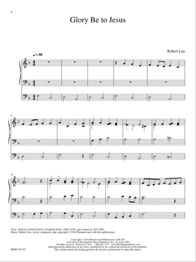Glory Be to Jesus (Downloadable)