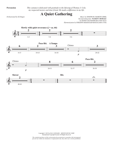 From Silence To Song - Percussion