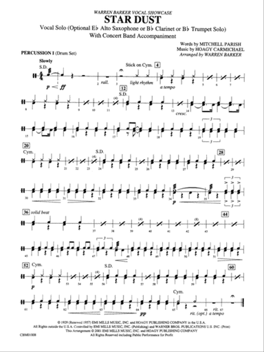 Star Dust: 1st Percussion