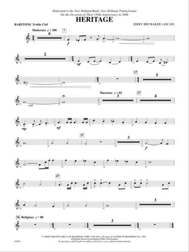Heritage: Baritone T.C.