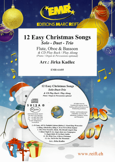 12 Easy Christmas Songs