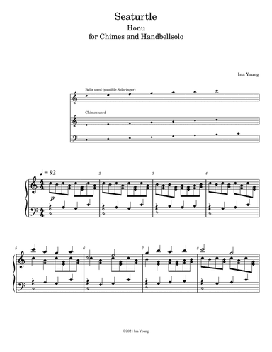Sea Turtle for Handbells and Chimes (3 oct.)