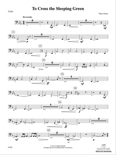 To Cross the Sleeping Green: Tuba