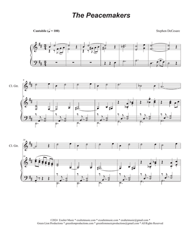 The Peacemakers (Duet for Violin and Classical Guitar)