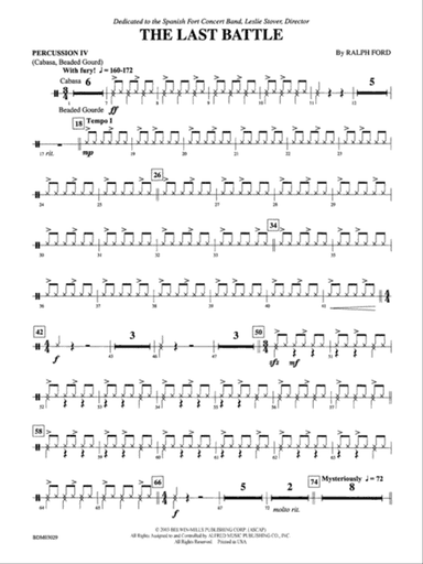 The Last Battle: 4th Percussion