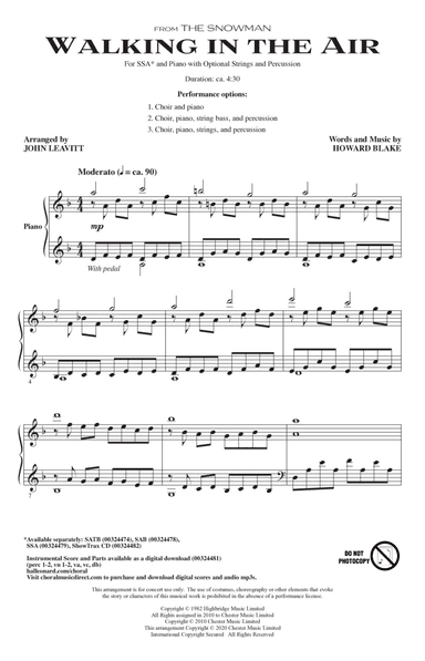 Walking In The Air (from The Snowman) (arr. John Leavitt)