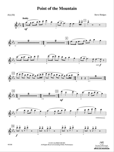 Point of the Mountain: Flute