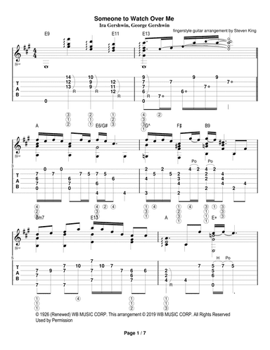 Someone To Watch Over Me