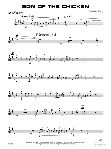 Son of the Chicken: 1st B-flat Trumpet