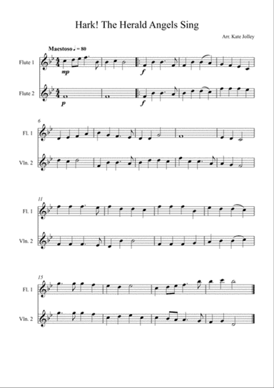 Hark! The Herald Angels Sing Duet