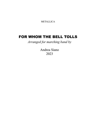 For Whom The Bell Tolls