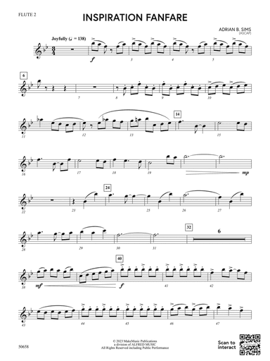 Inspiration Fanfare: 2nd Flute