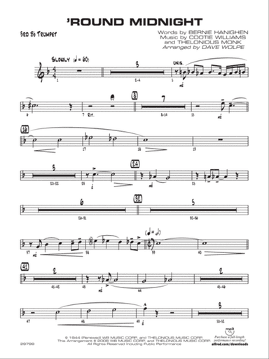'Round Midnight: 3rd B-flat Trumpet