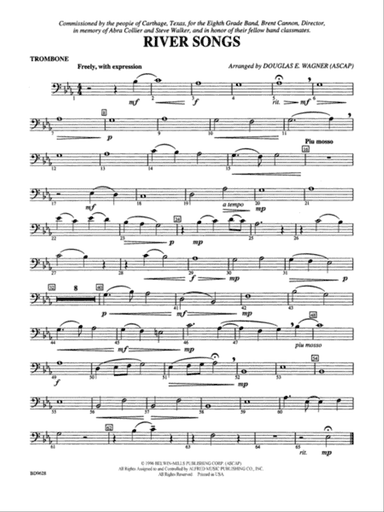 River Songs: 1st Trombone