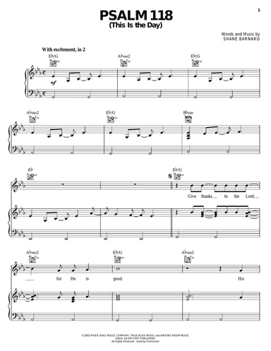 Psalm 118 (This Is The Day)