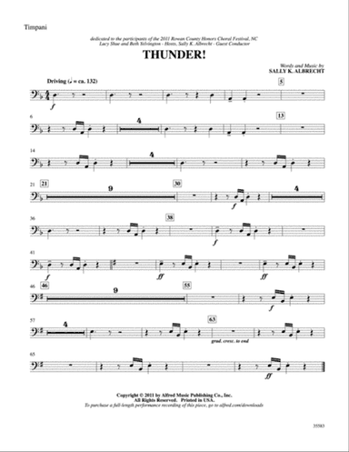 Thunder!: Timpani