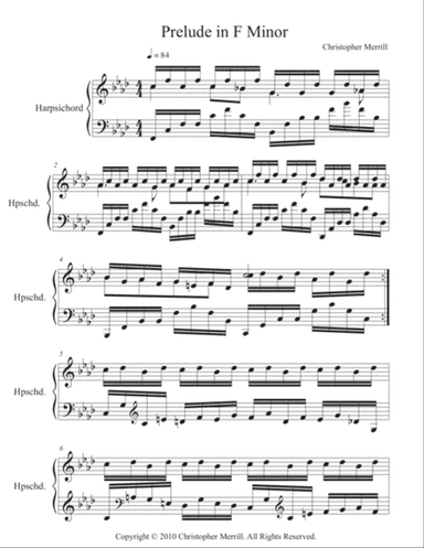 Prelude in F Minor