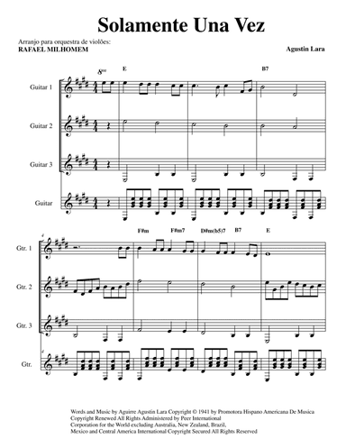 Solamente Una Vez