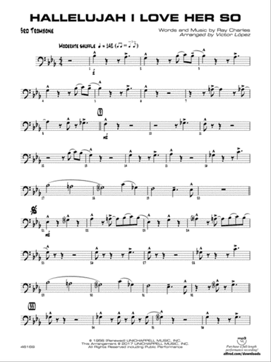 Hallelujah I Love Her So: 3rd Trombone