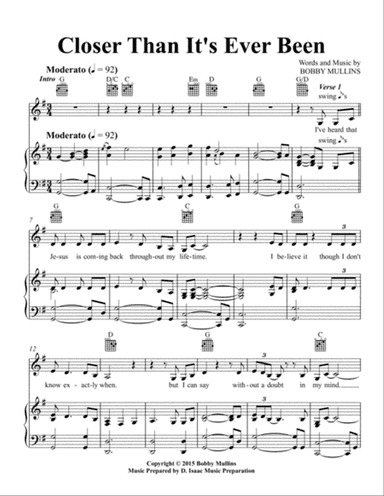 One Day Closer Than It's Ever Been