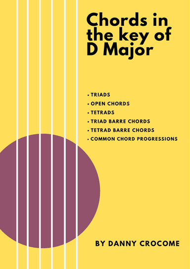 Chords in the key of D Major (Diatonic Chords of D Major)