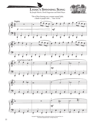 Lydia's Spinning Song