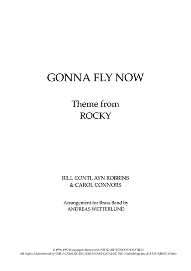 Gonna Fly Now