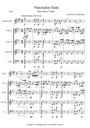 Nutcracker Op.71a - Danse Russe - Trepak
