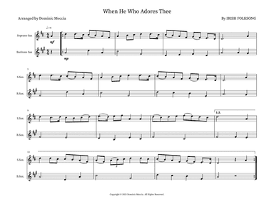 When He Who Adores Thee