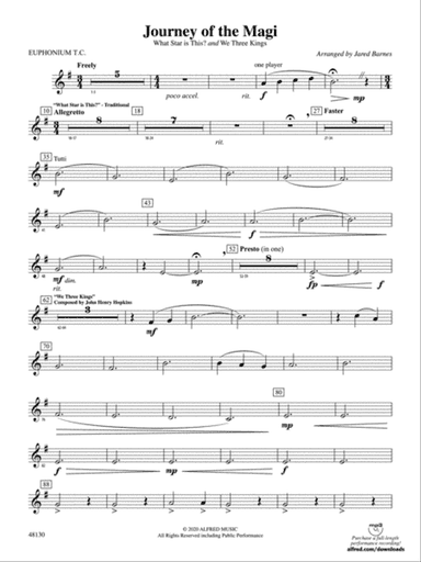 Journey of the Magi: Baritone T.C.