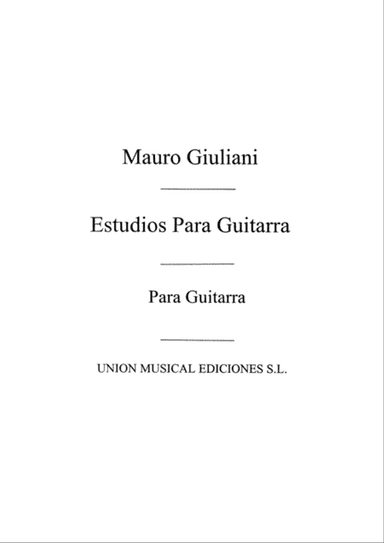 Estudios Para Guitarra Op.1-A (Ritter)