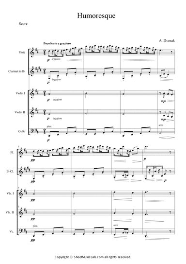 Humoresque op 101 -7