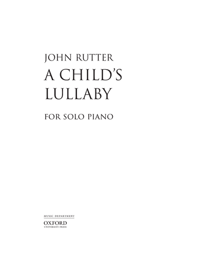 A Child's Lullaby