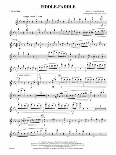 Fiddle-Faddle: Piccolo