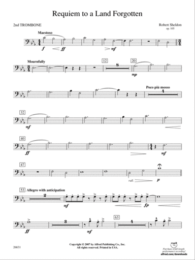 Requiem to a Land Forgotten: 2nd Trombone