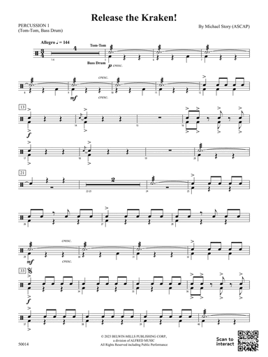 Release the Kraken!: 1st Percussion