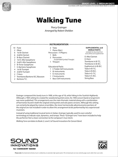 Walking Tune: Score