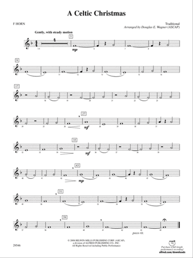 A Celtic Christmas: 1st F Horn