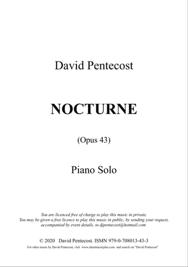 Nocturne, Opus 43