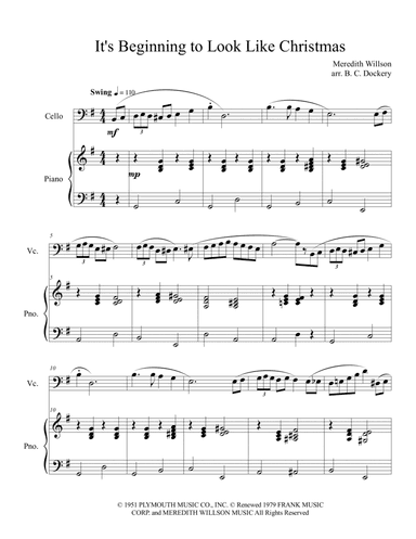 It's Beginning To Look Like Christmas