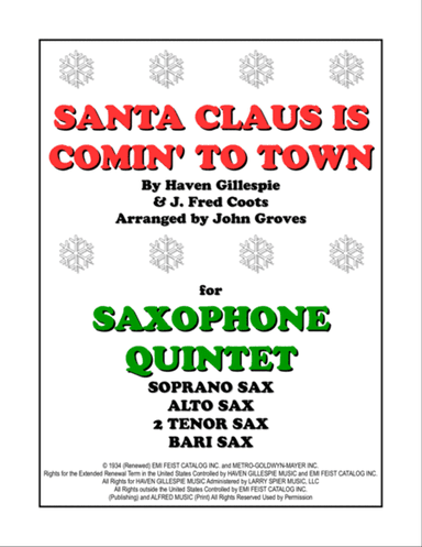 Santa Claus Is Comin' To Town