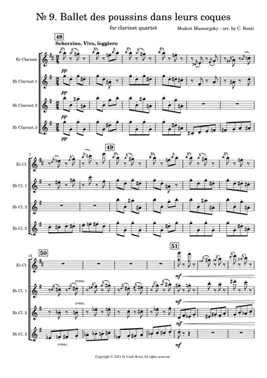 Pictures at an Exibition - Ballet des poussins dans leurs coques