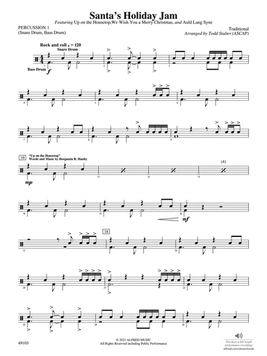 Santa's Holiday Jam: 1st Percussion