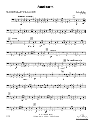 Sandstorm!: 1st Trombone