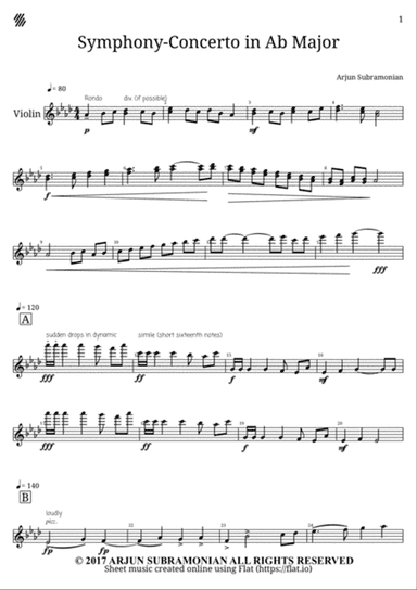 Symphony-Concerto in Ab Major