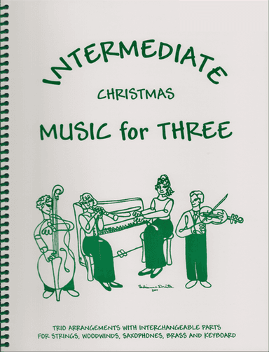 Intermediate Music for Three, Christmas - Set of 3 Parts for String Trio (Violin, Viola, Cello)