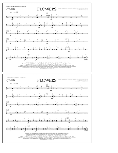 Flowers (arr. Tom Wallace) - Cymbals